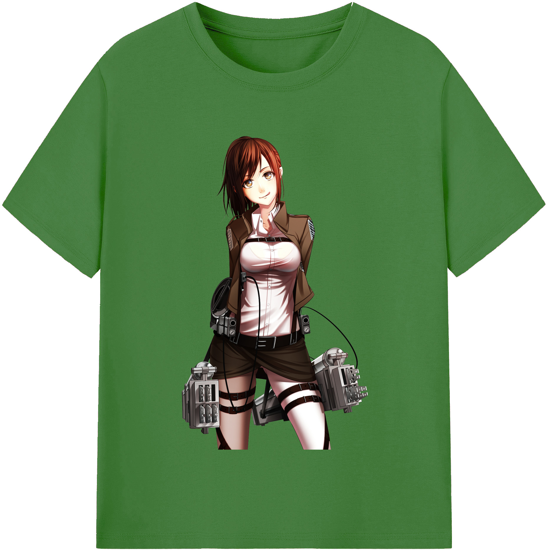 （画像用） 進撃の巨人 サシャ·ブラウス Attack on Titan Sasha Blaus レディースカジュアルプリントTシャツ（綿100％）
